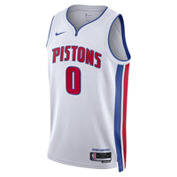 Jalen Duren Detroit Pistons Basketball Jersey, White Swingman Sportswear Jersey Shirt, Sleeveless Athletic Tank Jersey, Casual Gift for Men