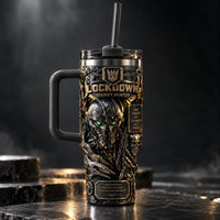 LC - Bounty Hunter Insignia in Blackened Gold Relief