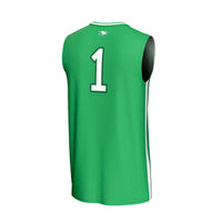 North Dakota Basketball Jersey, Kelly Green Fashion Lightweight Sportswear Jersey Shirt, Sleeveless Athletic Tank Jersey, Casual Gift for Men