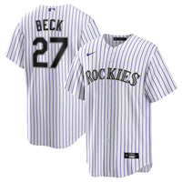 Colorado Rockies Baseball Jersey, White Sportswear Jersey Shirt, Lightweight Breathable Athletic Jersey, Casual Gift for Men, Style 203077103