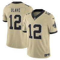 Chris Olave New Orleans Saints Football Jersey, Gold Sportswear Jersey Shirt, Lightweight Breathable Athletic Jersey, Casual Gift for Men