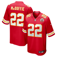 Trent McDuffie Kansas City Chiefs Football Jersey, Red Game Sportswear Jersey Shirt, Lightweight Breathable Athletic Jersey, Casual Gift for Men