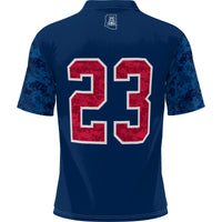Arizona Wildcats Football Jersey, Navy Sportswear Jersey Shirt, Lightweight Breathable Athletic Jersey, Casual Gift for Men, Style 200425126