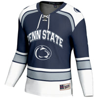 Penn State Nittany Lions Hockey Jersey, Navy Sportswear Jersey Shirt, Long Sleeve Hockey Sweater Jersey, Casual Gift for Men, Style 200060818