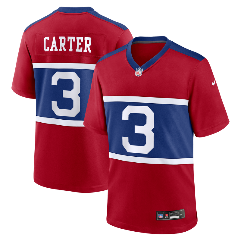 New York Giants Football Jersey, Red Game Sportswear Jersey Shirt, Lightweight Breathable Athletic Jersey, Casual Gift for Men, Style 203972465