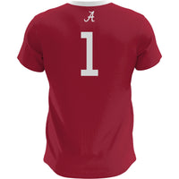 Alabama Crimson Tide Soccer Jersey, Fashion Lightweight Sportswear Jersey Shirt, Lightweight Breathable Athletic Jersey, Casual Gift for Men