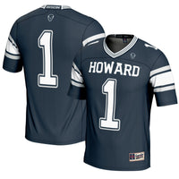 Howard Bison Football Jersey, Navy Sportswear Jersey Shirt, Lightweight Breathable Athletic Jersey, Casual Gift for Men
