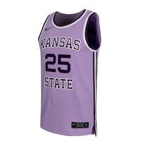 Kansas State Wildcats Basketball Jersey, Purple Sportswear Jersey Shirt, Sleeveless Athletic Tank Jersey, Casual Gift for Men, Style 203374429