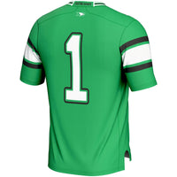 North Dakota Football Jersey, Kelly Green Sportswear Jersey Shirt, Lightweight Breathable Athletic Jersey, Casual Gift for Men, Style 5234328