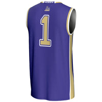 James Madison Dukes Basketball Jersey, Purple Sportswear Jersey Shirt, Sleeveless Athletic Tank Jersey, Casual Gift for Men, Style 5333288