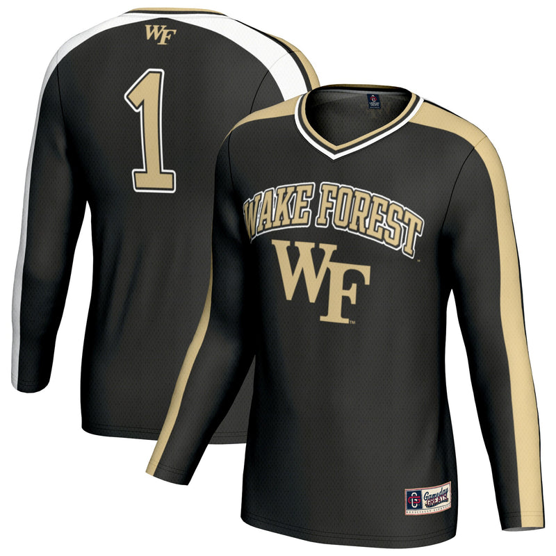Wake Forest Demon Deacons Volleyball Jersey, Black Fashion Sportswear Jersey Shirt, Lightweight Breathable Athletic Jersey, Casual Gift for Men