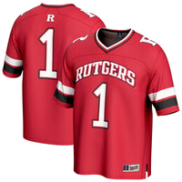 Rutgers Scarlet Knights Football Jersey, Fashion Sportswear Jersey Shirt, Lightweight Breathable Athletic Jersey, Casual Gift for Men