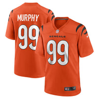Myles Murphy Cincinnati Bengals Football Jersey, Orange Sportswear Jersey Shirt, Lightweight Breathable Athletic Jersey, Casual Gift for Men
