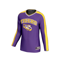 LSU Tigers Volleyball Jersey, Purple Sportswear Jersey Shirt, Lightweight Breathable Athletic Jersey, Casual Gift for Men, Style 203494828