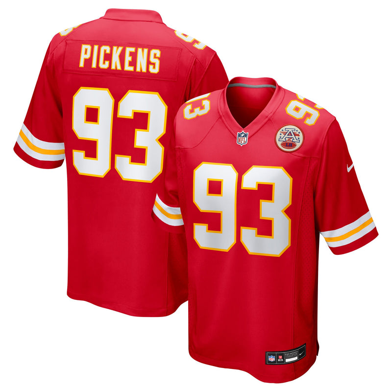 Zacch Pickens Kansas City Chiefs Football Jersey, Red Game Sportswear Jersey Shirt, Lightweight Breathable Athletic Jersey, Casual Gift for Men