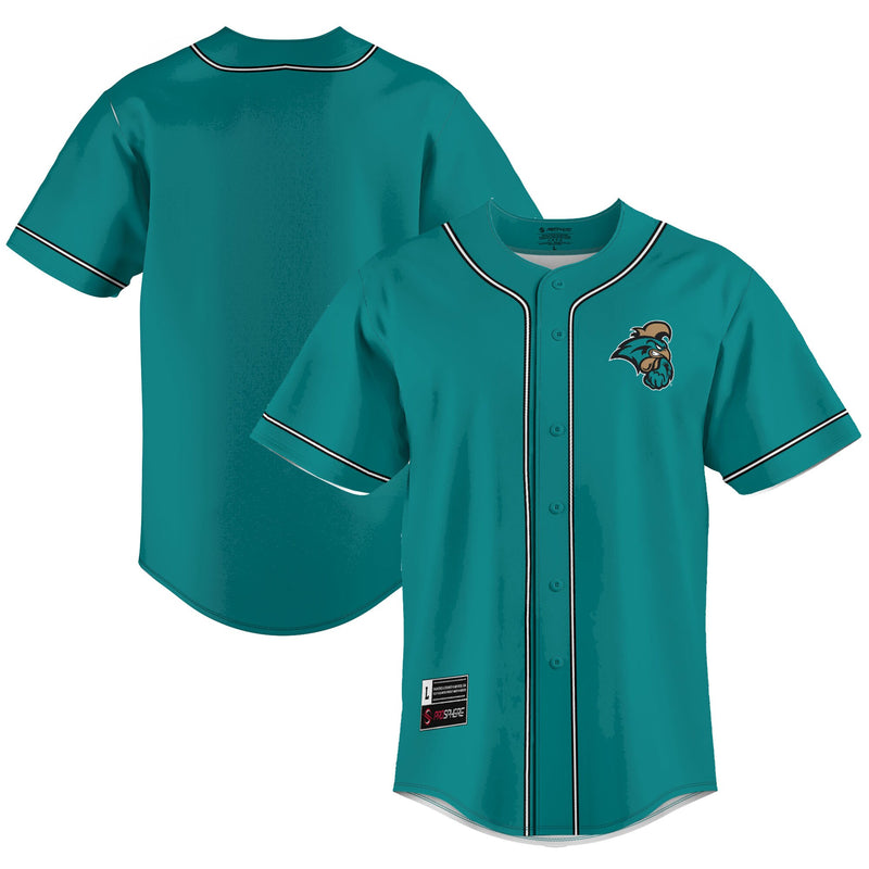 Coastal Carolina Chanticleers Baseball Jersey, Sportswear Jersey Shirt, Lightweight Athletic Jersey, Casual Gift for Men, Style 4725838
