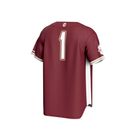 Charleston Cougars Baseball Jersey, Maroon Sportswear Jersey Shirt, Lightweight Breathable Athletic Jersey, Casual Gift for Men, Style 201241516