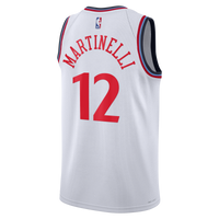 Nick Martinelli Los Angeles Clippers Basketball Jersey, White Sportswear Jersey Shirt, Sleeveless Athletic Tank Jersey, Casual Gift for Men