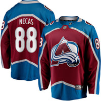Martin Necas Colorado Avalanche Hockey Jersey, Burgundy Sportswear Jersey Shirt, Long Sleeve Hockey Sweater Jersey, Casual Gift for Men