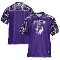 Tarleton State Texans Football Jersey, Purple Sportswear Jersey Shirt, Lightweight Breathable Athletic Jersey, Casual Gift for Men