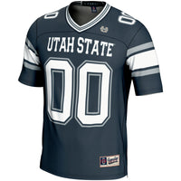 Utah State Aggies Football Jersey, Navy Sportswear Jersey Shirt, Lightweight Breathable Athletic Jersey, Casual Gift for Men, Style 5233552
