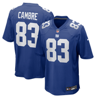 Dalen Cambre New York Giants Football Jersey, Royal Game Sportswear Jersey Shirt, Lightweight Breathable Athletic Jersey, Casual Gift for Men