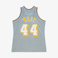 Los Angeles Lakers Basketball Jersey, Silver Sportswear Jersey Shirt, Sleeveless Athletic Tank Jersey, Casual Gift for Men, Style 204329778