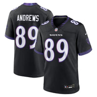 Mark Andrews Baltimore Ravens Football Jersey, Black Game Sportswear Jersey Shirt, Lightweight Breathable Athletic Jersey, Casual Gift for Men