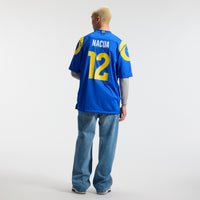 Puka Nacua Los Angeles Rams Football Jersey, Royal Game Sportswear Jersey Shirt, Lightweight Breathable Athletic Jersey, Casual Gift for Men