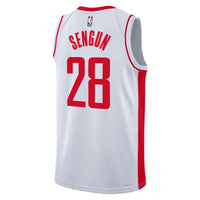 Alperen Sengun Houston Rockets Basketball Jersey, White Swingman Sportswear Jersey Shirt, Sleeveless Athletic Tank Jersey, Casual Gift for Men