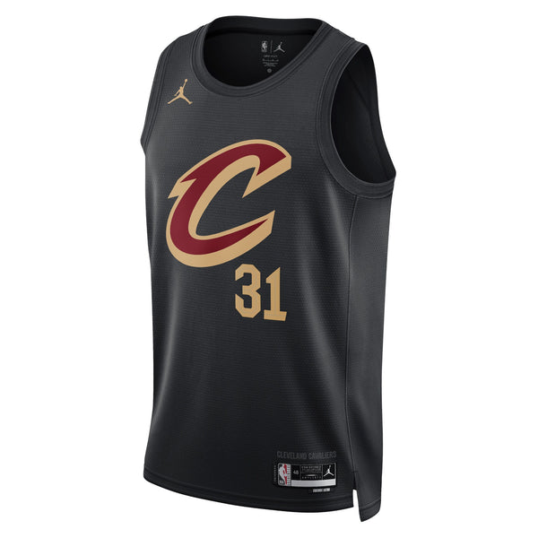 Cleveland Cavaliers Statement Edition Swingman Jersey - Black - Jarrett Allen