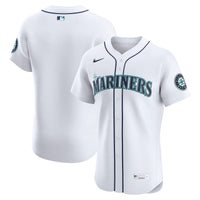 Seattle Mariners Baseball Jersey, White Elite Home Sportswear Jersey Shirt, Lightweight Breathable Athletic Jersey, Casual Gift for Men