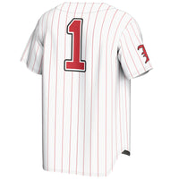 Louisville Cardinals Lightweight Baseball Jersey, White Sportswear Jersey Shirt, Lightweight Breathable Athletic Jersey, Casual Gift for Men