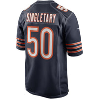 Mike Singletary Chicago Bears Football Jersey, Navy Game Sportswear Jersey Shirt, Lightweight Breathable Athletic Jersey, Casual Gift for Men