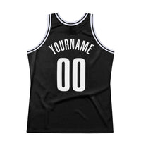 Custom Basketball Jersey, Black White Sportswear Jersey Shirt, Athletic Mesh Moisture Wicking Jersey, Casual Gift for Men, Style Black0265