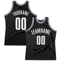 Custom Basketball Jersey, Black White Sportswear Jersey Shirt, Athletic Mesh Moisture Wicking Jersey, Casual Gift for Men, Style Black0265