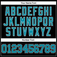 Custom Basketball Jersey, Black Teal White Throwback Sportswear Jersey Shirt, Athletic Mesh Moisture Wicking Jersey, Casual Gift for Men