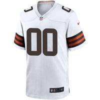 Cleveland Browns Football Jersey, White Game Sportswear Jersey Shirt, Lightweight Breathable Athletic Jersey, Casual Gift for Men
