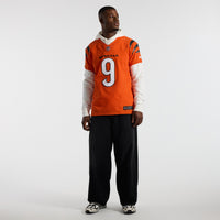 Joe Burrow Cincinnati Bengals Football Jersey, Orange Elite Sportswear Jersey Shirt, Lightweight Breathable Athletic Jersey, Casual Gift for Men