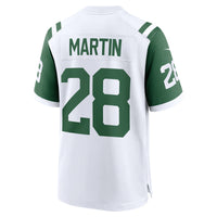Curtis Martin New York Jets Football Jersey, White Game Sportswear Jersey Shirt, Lightweight Breathable Athletic Jersey, Casual Gift for Men