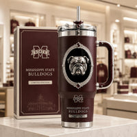 MSST Heritage - Bulldog Medallion Tumbler in Deep Maroon