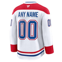 Montreal Canadiens Hockey Jersey, White Premium Sportswear Jersey Shirt, Long Sleeve Hockey Sweater Jersey, Casual Gift for Men, Style 202055708