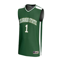 Colorado State Rams Basketball Jersey, Green Fashion Lightweight Sportswear Jersey Shirt, Sleeveless Athletic Tank Jersey, Casual Gift for Men