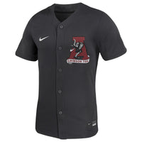 Alabama Crimson Tide Softball Jersey, Anthracite Replica Sportswear Jersey Shirt, Lightweight Breathable Athletic Jersey, Casual Gift for Men