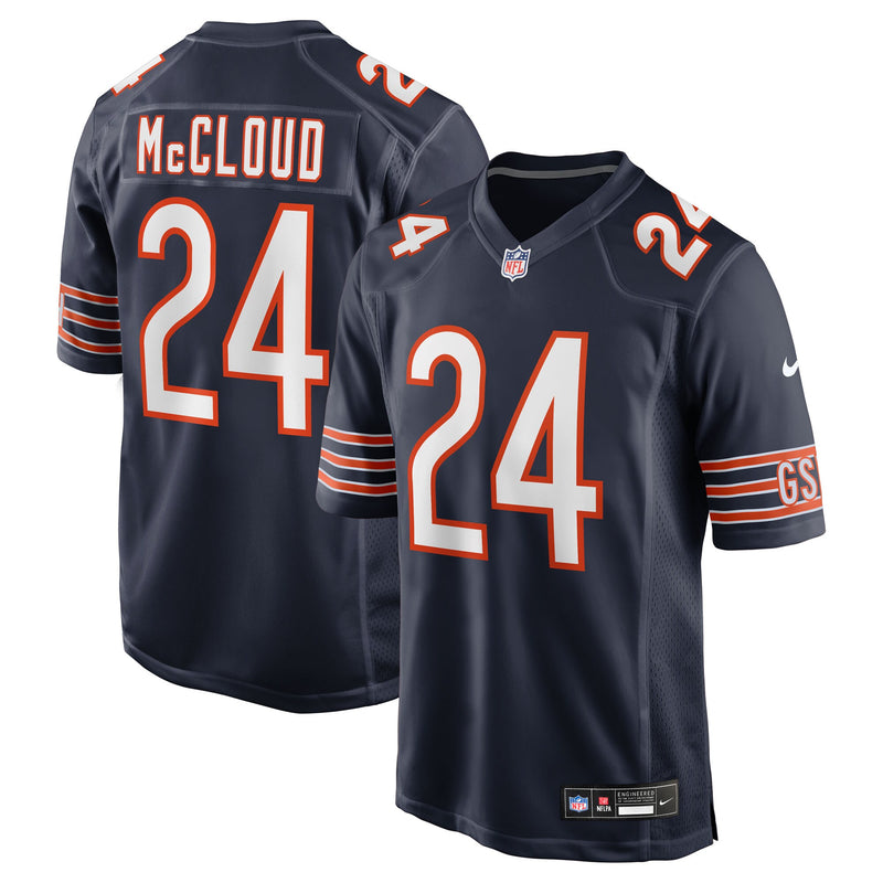 Nick McCloud Chicago Bears Football Jersey, Navy Game Sportswear Jersey Shirt, Lightweight Breathable Athletic Jersey, Casual Gift for Men