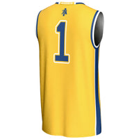 North Carolina A&T Aggies Basketball Jersey, Gold Lightweight Sportswear Jersey Shirt, Sleeveless Athletic Tank Jersey, Casual Gift for Men