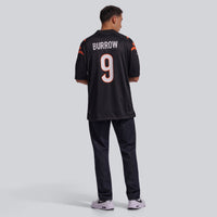 Joe Burrow Cincinnati Bengals Football Jersey, Black Game Sportswear Jersey Shirt, Lightweight Breathable Athletic Jersey, Casual Gift for Men