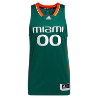 Miami Hurricanes Basketball Jersey, Green Sportswear Jersey Shirt, Sleeveless Athletic Tank Jersey, Casual Gift for Men, Style 5340585