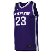 Kansas State Wildcats Basketball Jersey, Purple Sportswear Jersey Shirt, Sleeveless Athletic Tank Jersey, Casual Gift for Men, Style 5200439