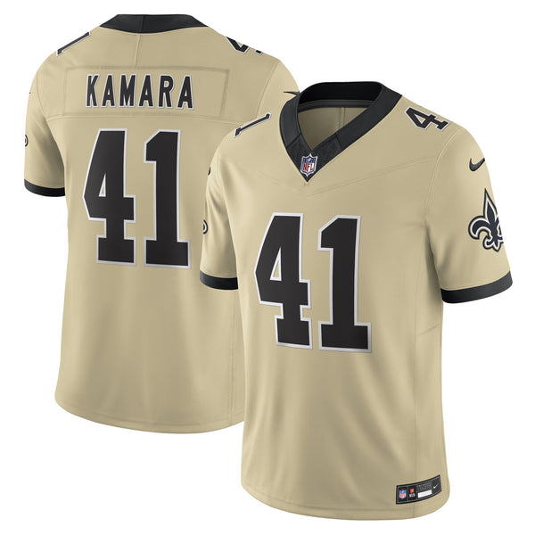 New Orleans Saints Alvin Kamara Gold Alternate Gameday Golds Alternate Limited Jersey